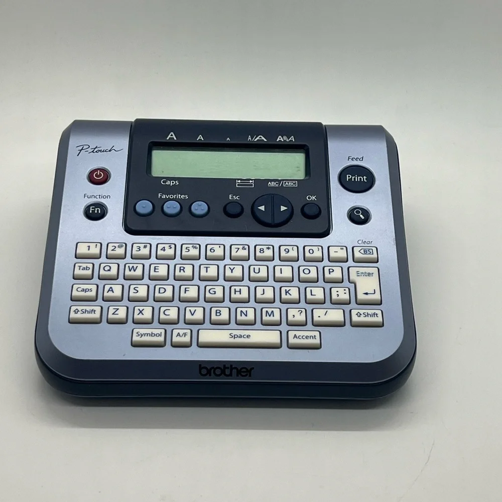 NWOT Brother P-Touch Electronic Label Printer PT1280 in Gray and Black